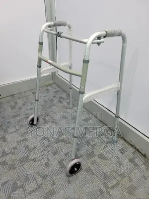 Photo - PCP Single-Release Folding Walker With Wheels,Adult Size