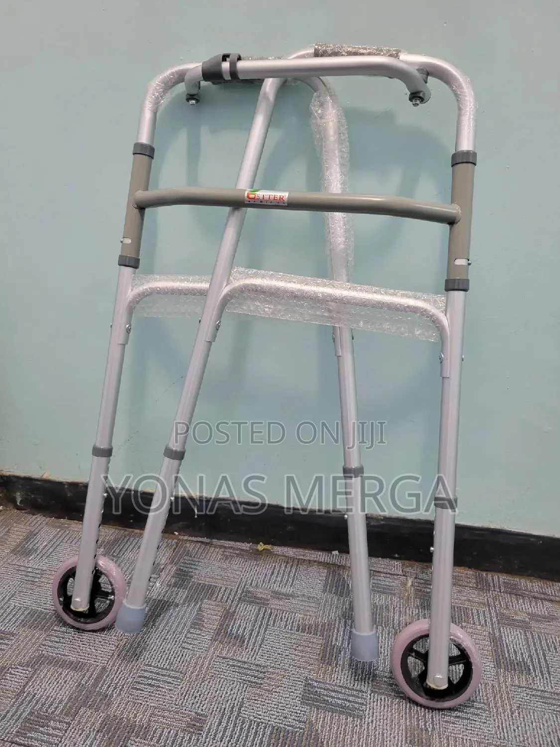 Folding Walker With 5inch Wheel-Adult by Nov፻筋easy Transport