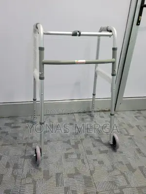 Photo - Walker With Two Large Swivel Wheels Two Large Fixed Wheels