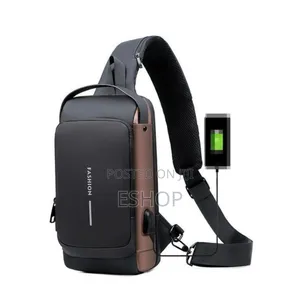 Photo - **Casual Sporty Crossbody Bag – Black Blue Options**