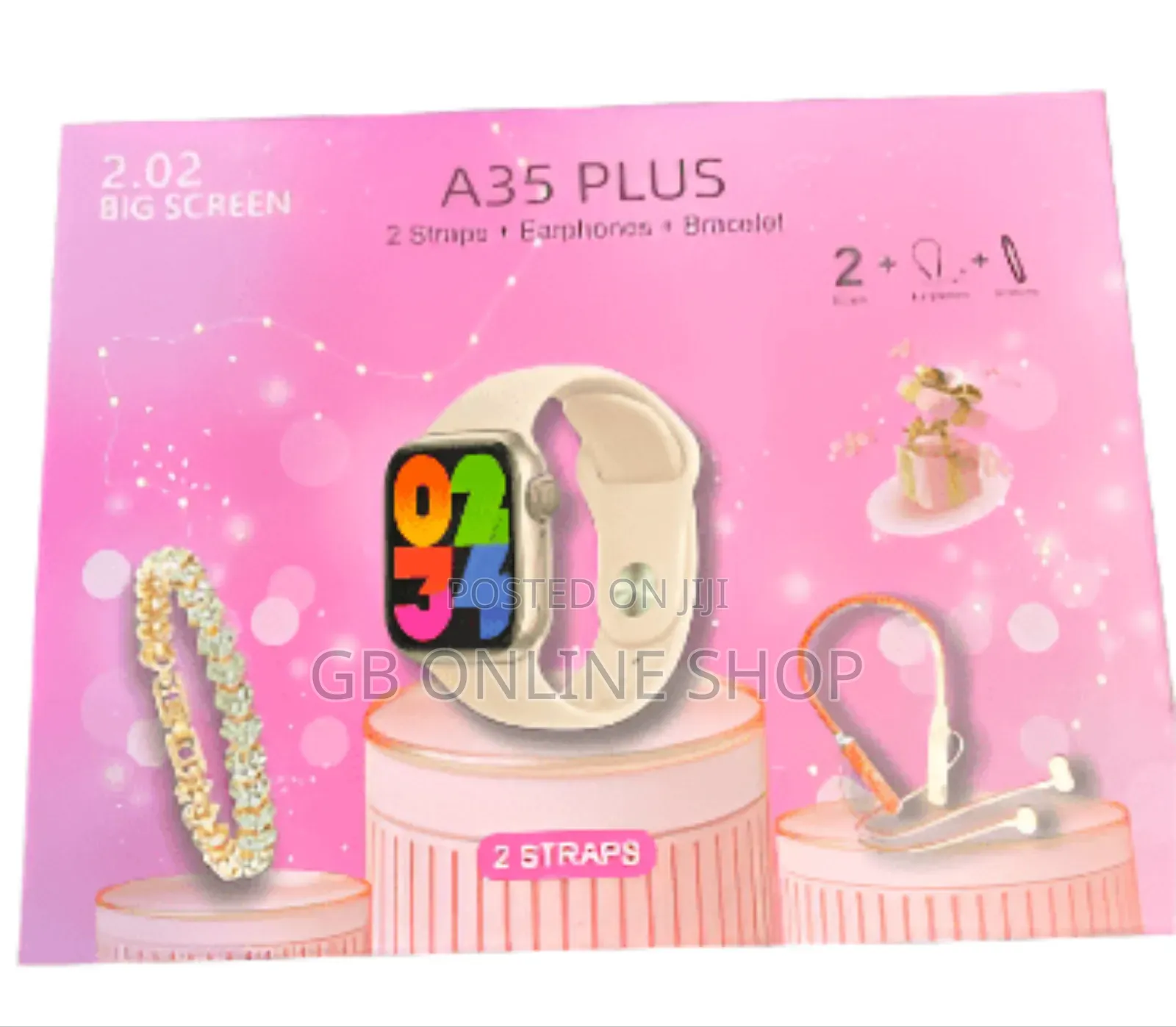 A35 Plus Smart Watch Combo for Women