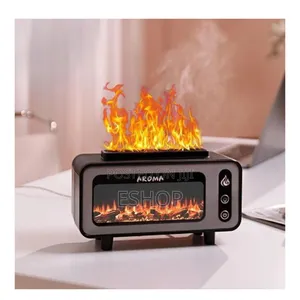 Photo - Fireplace Essential Oil Diffuser –Colorful Flame Cool Mist