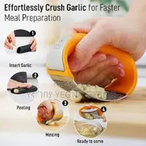 Photo - Garlic Press Garlic Peeler Stainless Steel