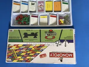 Monopoly+ Snakes Ladder Game - 2games in 1 ሞኖፓሊ