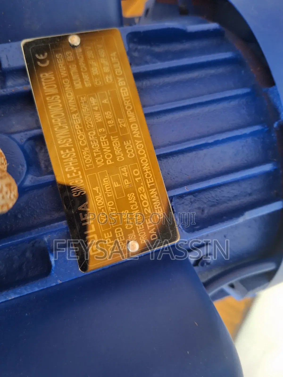 Dinamo ዲናሞ Electrical Motor Guifa 3hp and 4hp Normal