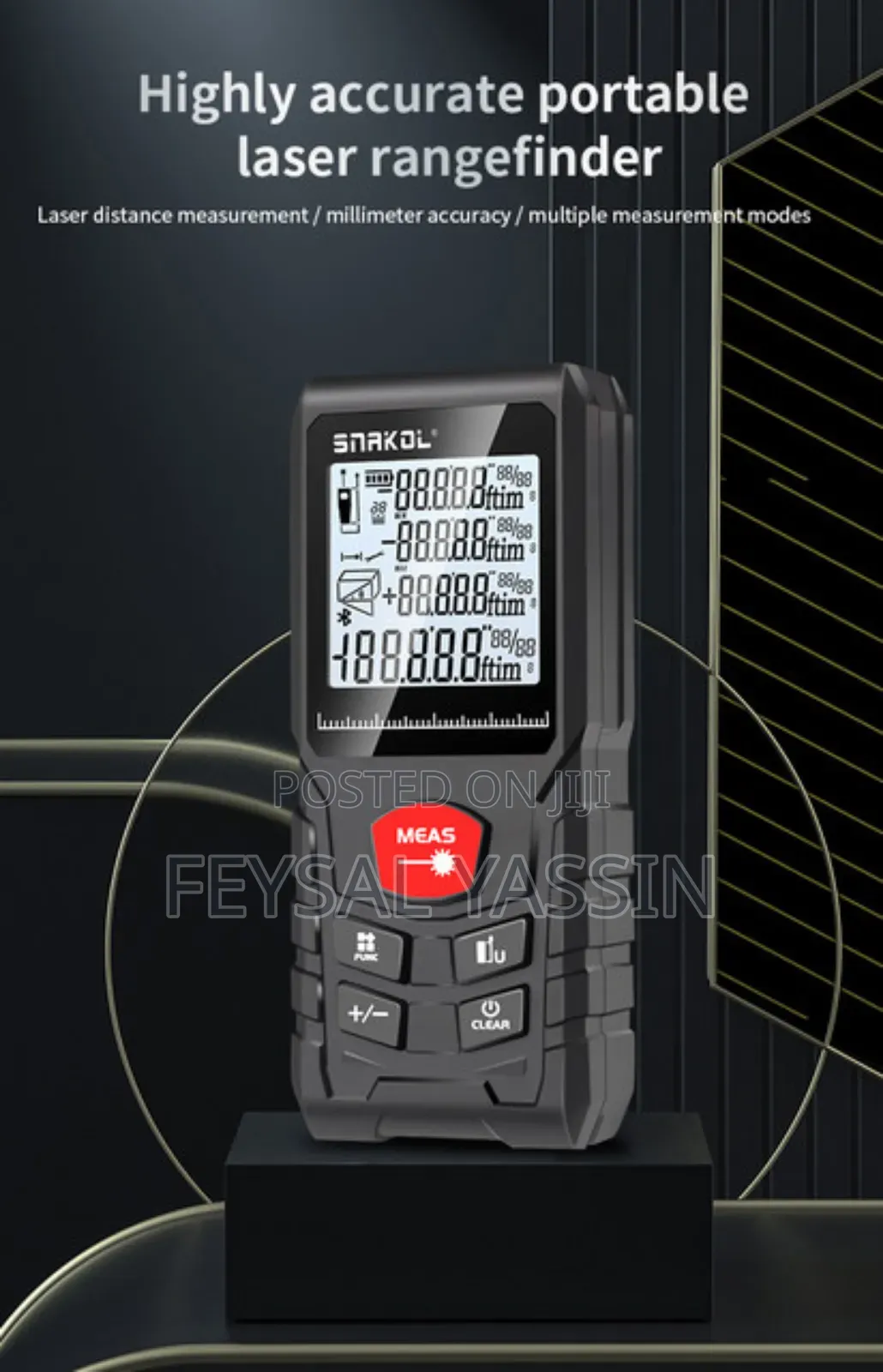 Laser Meter 70m - 120m With Charges and Battery