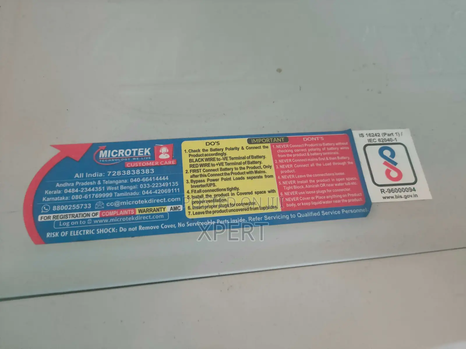 Microtek Ups Sebz 1000 12v