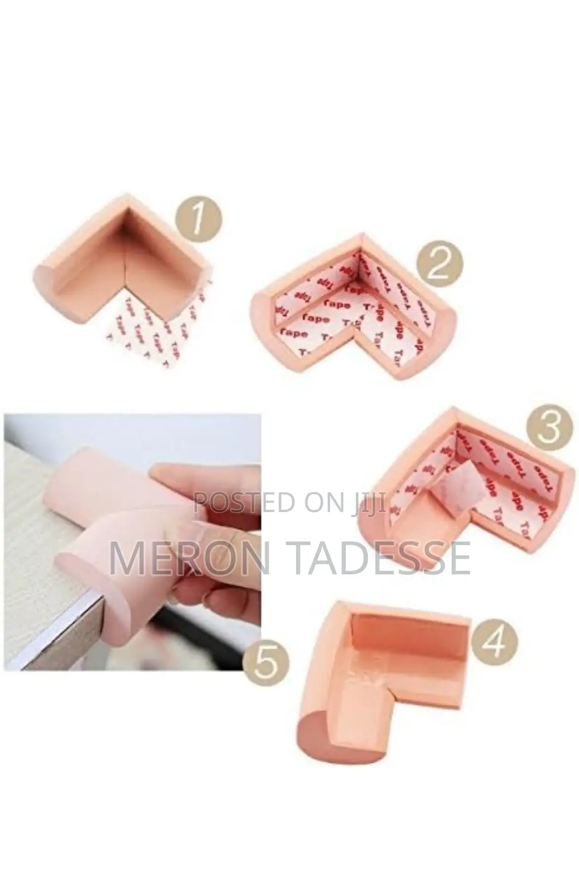 Baby Proofing Anti- Collision 12 Pcs, ልጆች ጠርዝ እንዳይመታቸው