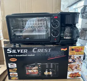 Photo - Silver Crest 3 in 1 Breakfast Maker Grilling,Coffee Baking