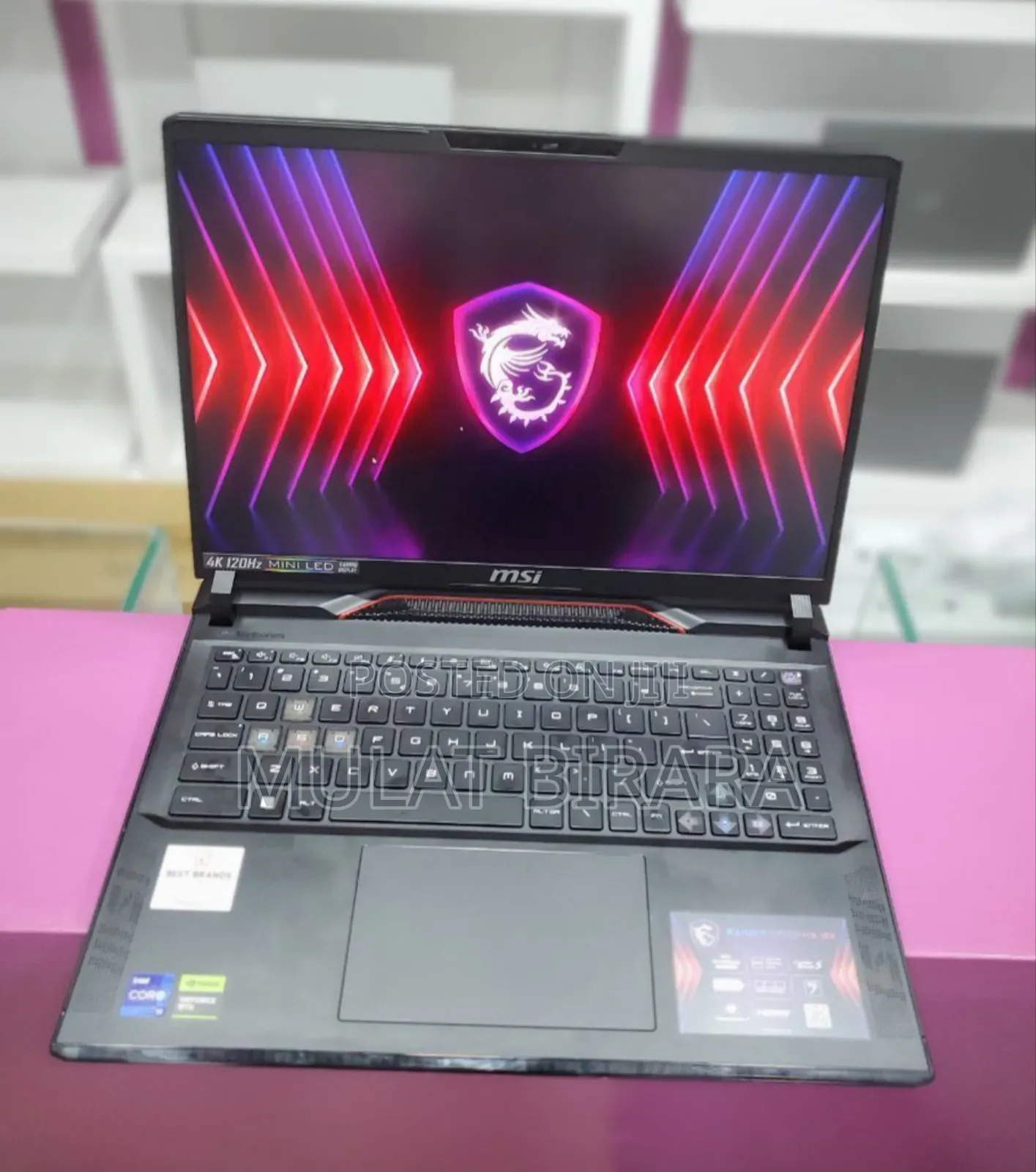 New Laptop MSI Vector GP68 HX 13V 64GB Intel Core I9 SSD 2T