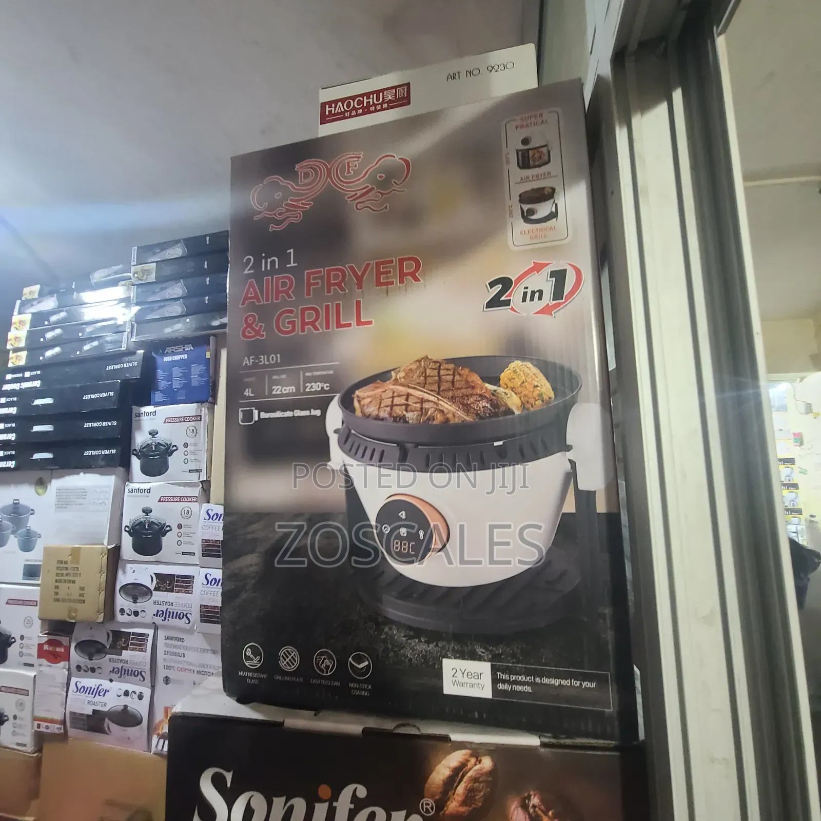 2 In 1 Air Fryer & Grill