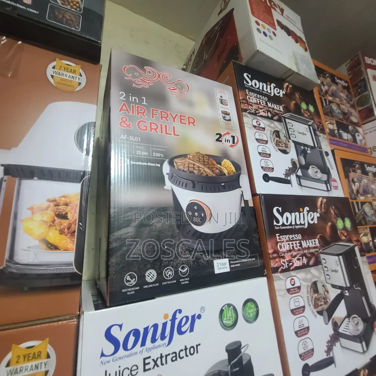 2 In 1 Air Fryer & Grill