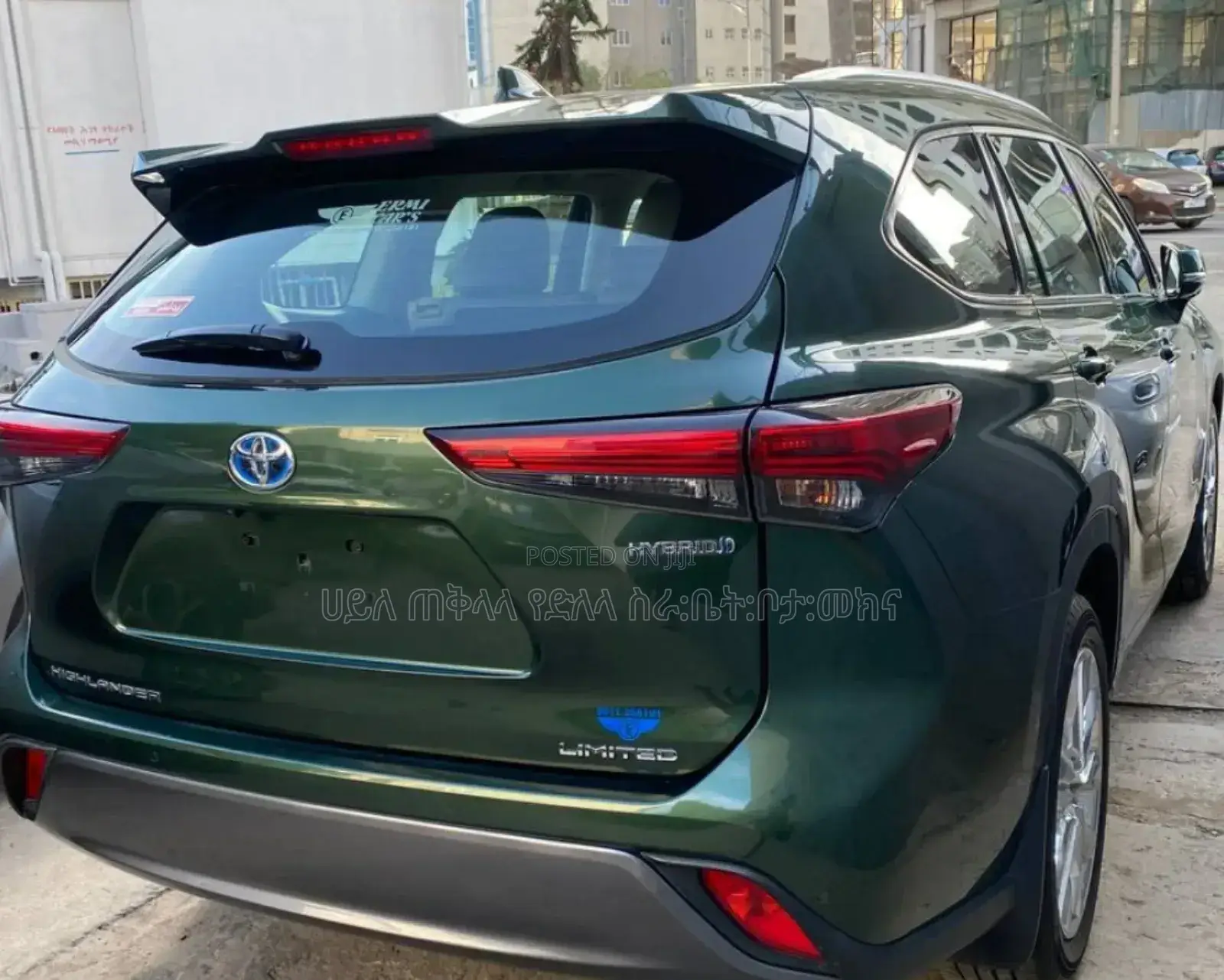 New Toyota Highlander Hybrid 2023 Blue