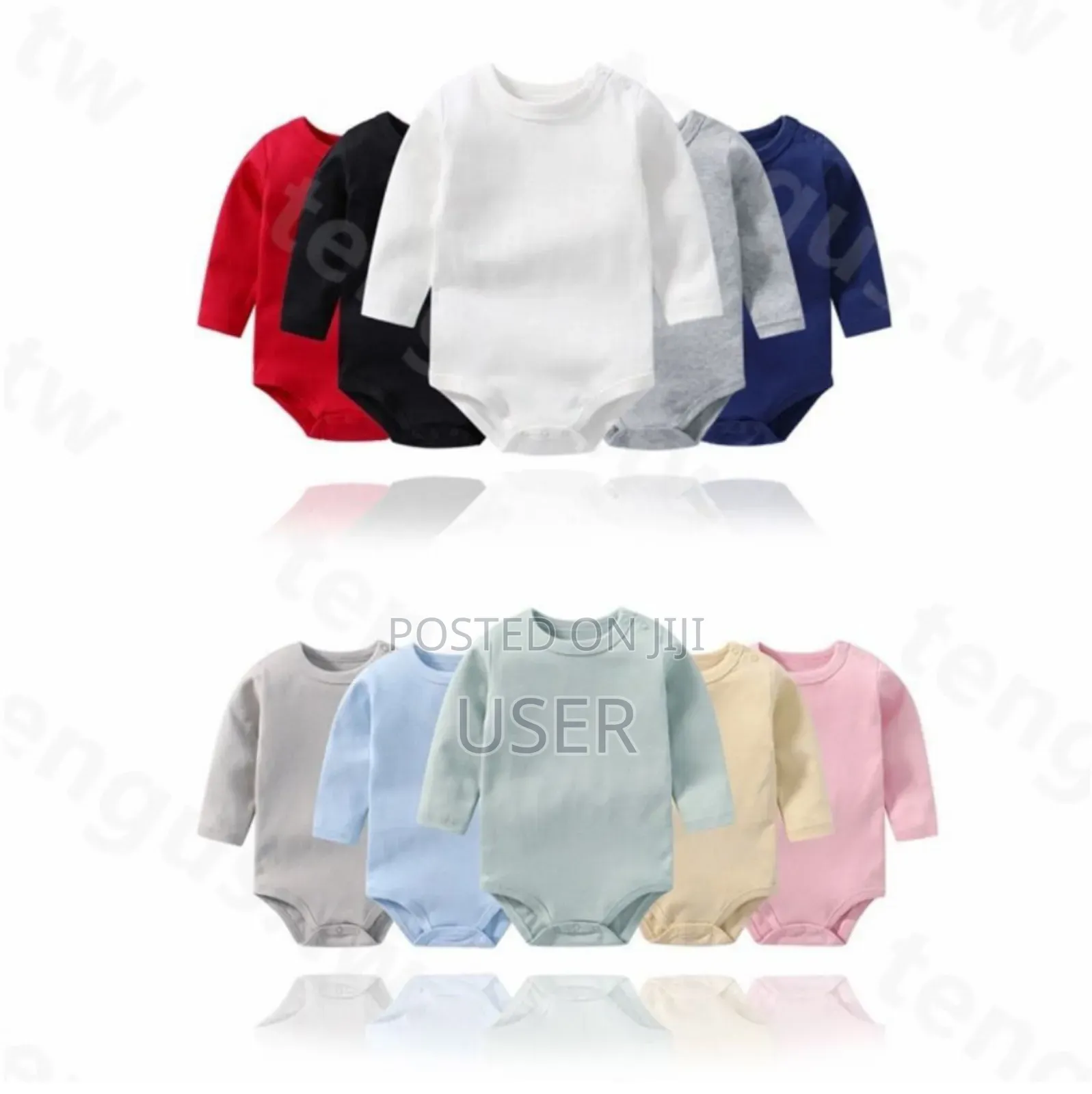 7pcs Long Sleeve Daiper T-Shirt