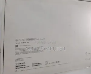 New Laptop Apple MacBook Pro 2024 M4 14-Inch 24GB Intel SSD 512GB