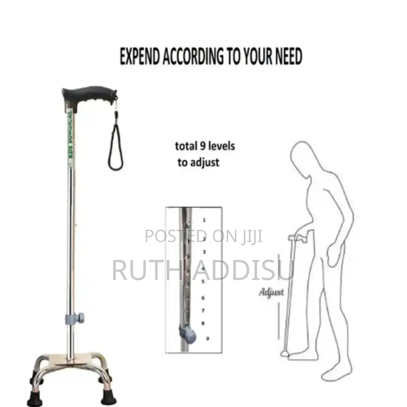 Quadra Leg Cane67quadra Cane 66quadra Leg 12ከዘራ ባለ 4 እግር