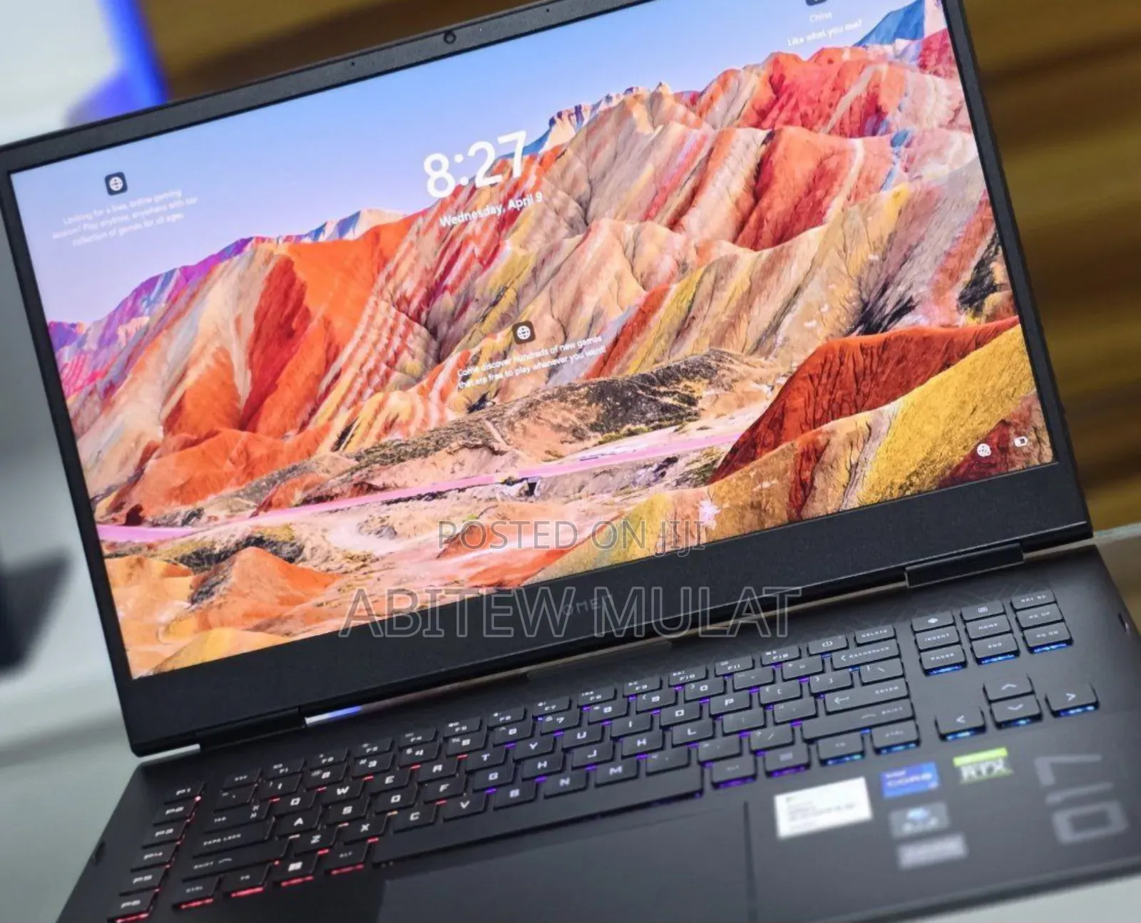 New Laptop HP Omen 17 16GB Intel Core I7 SSD 512GB