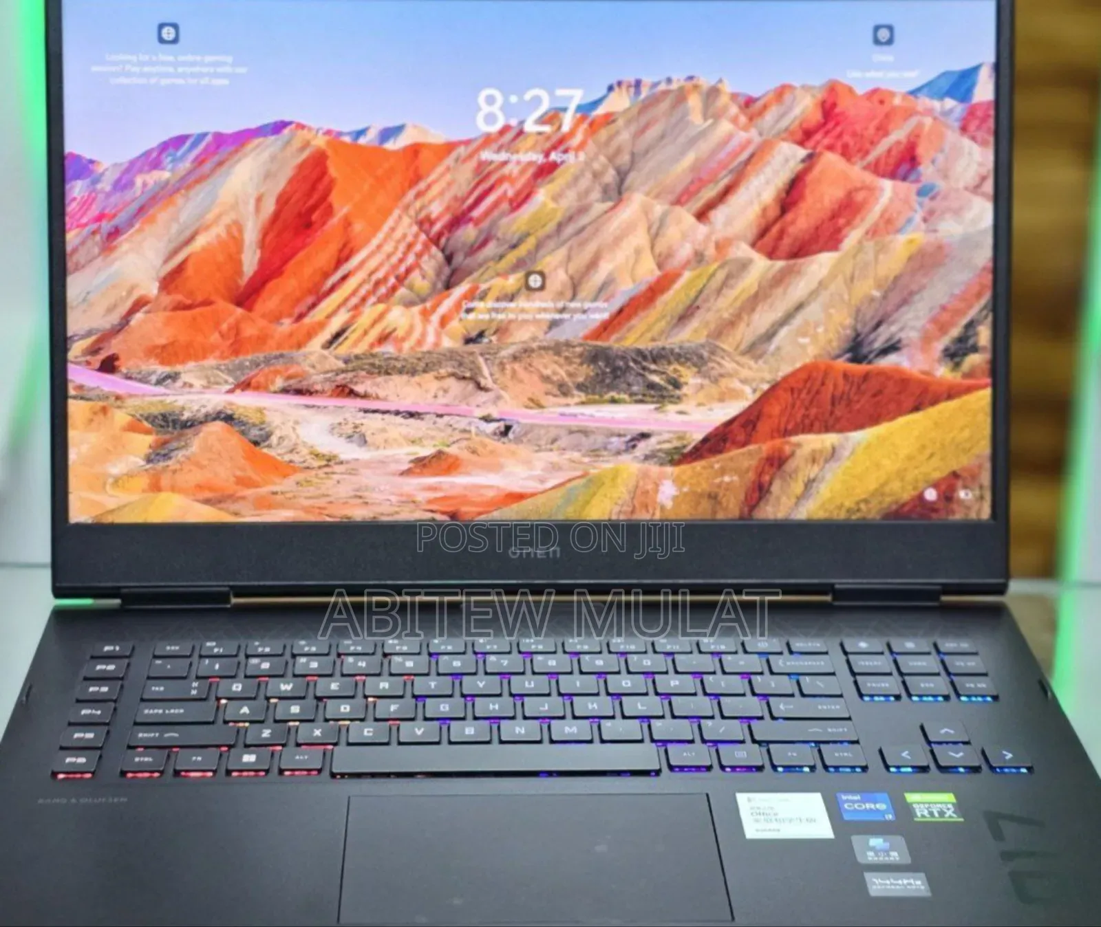 New Laptop HP Omen 17 16GB Intel Core I7 SSD 512GB