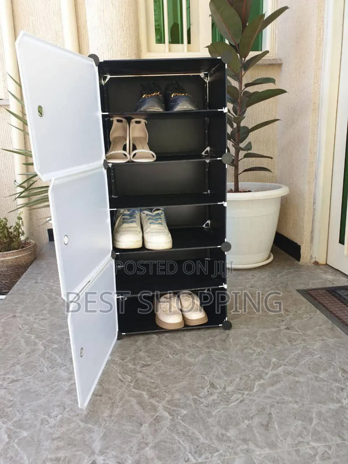 Wardrobe Plastic Shoe Rack Organizer