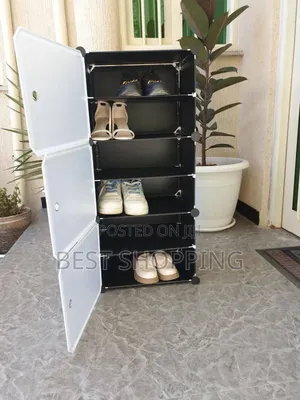 Wardrobe Plastic Shoe Rack Organizer
