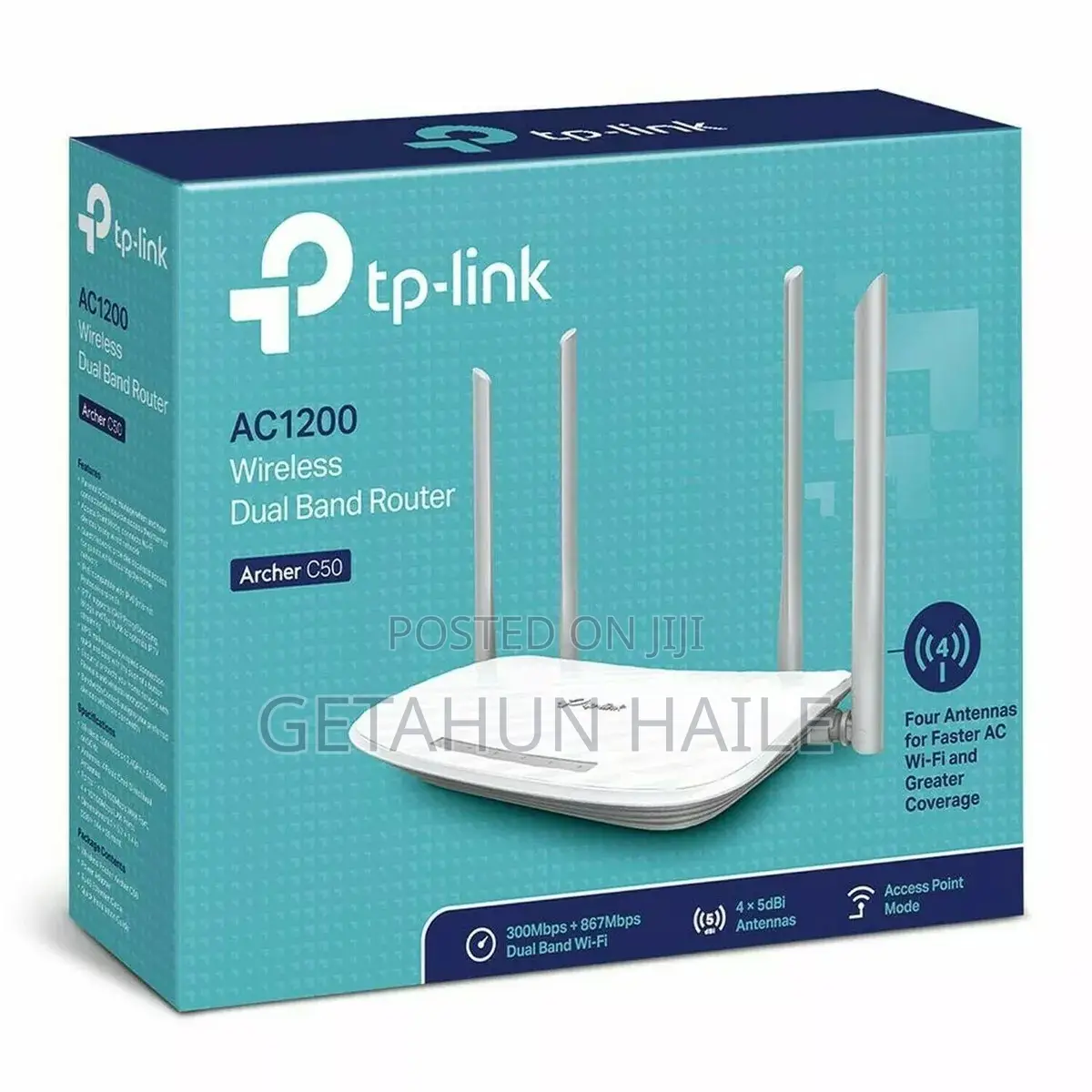 Tp-Link Ac1200 Archer C50 Wireless Dual Band Router