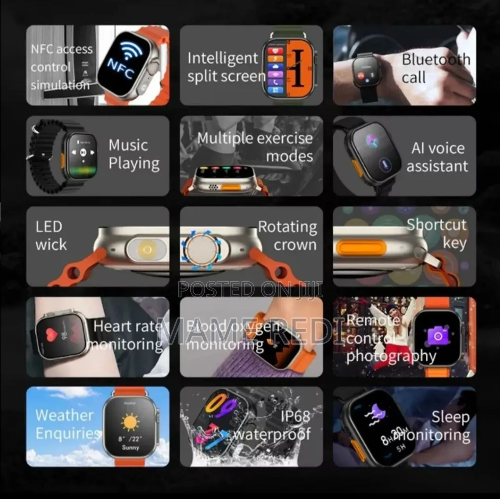 Trendy Analog Tw28 Ultra Max Smart Watch