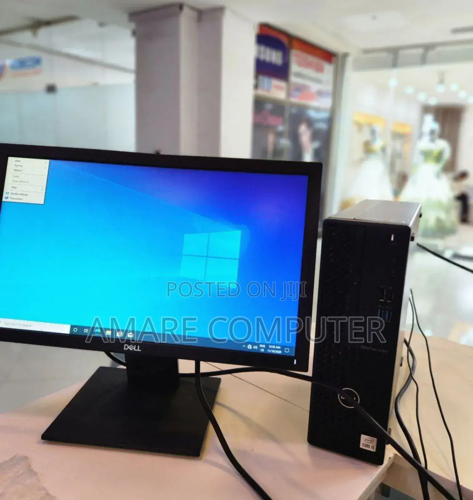 New Desktop Computer Dell OptiPlex 3080 8GB Intel Core I5 SSD 1T