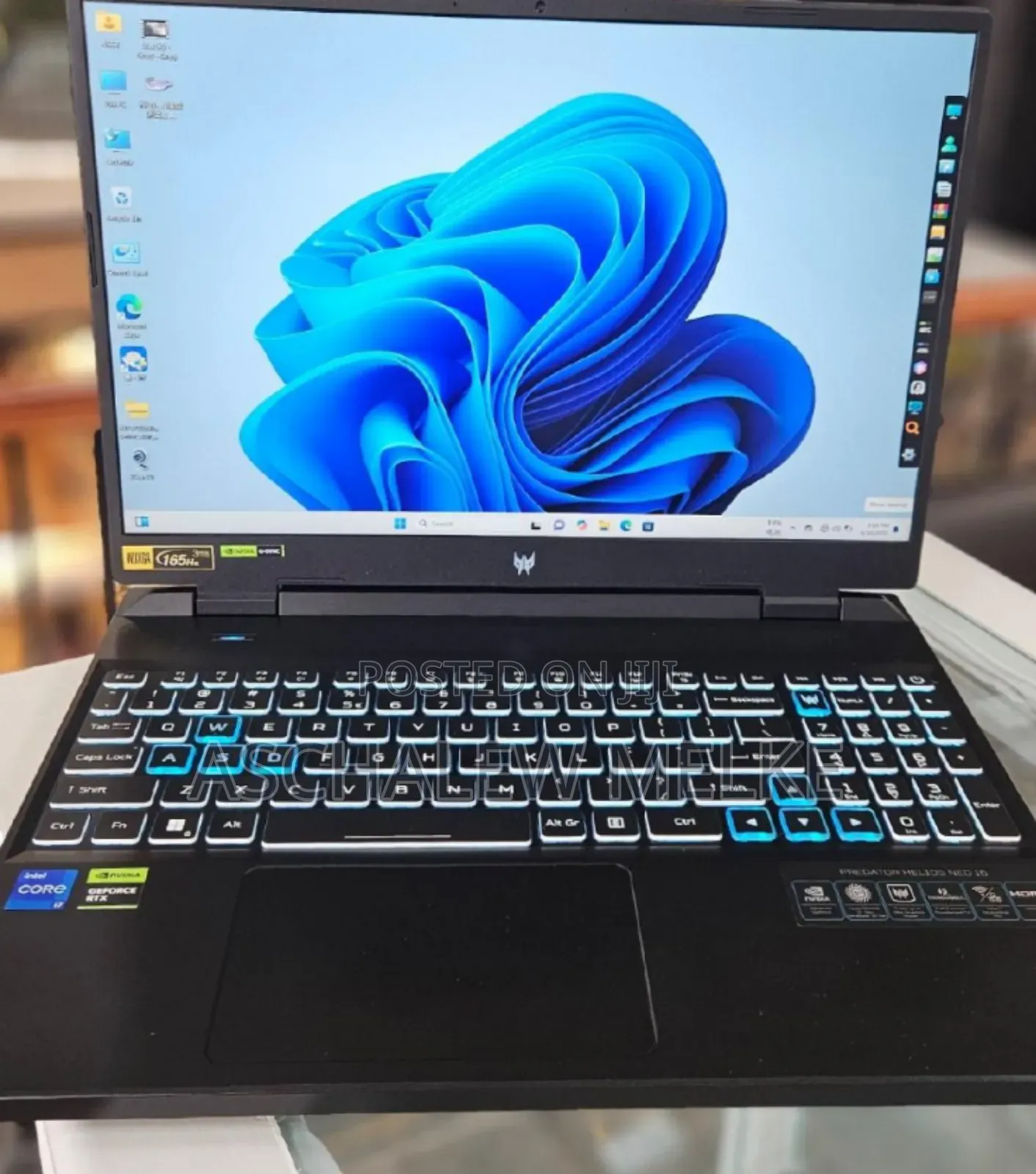 New Laptop Acer Predator Helios Neo 16 16GB Intel Core I7 SSD 1T