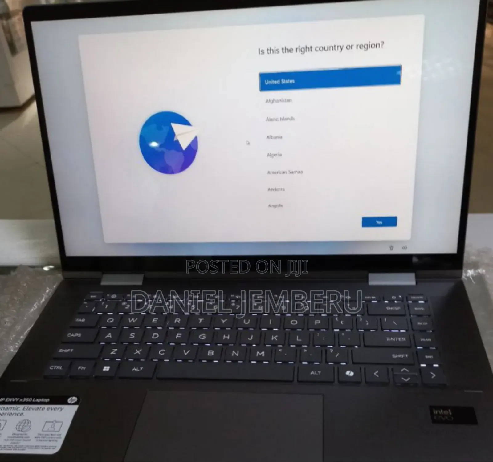 New Laptop HP Envy X360 16GB Intel Core I7 SSD 1T