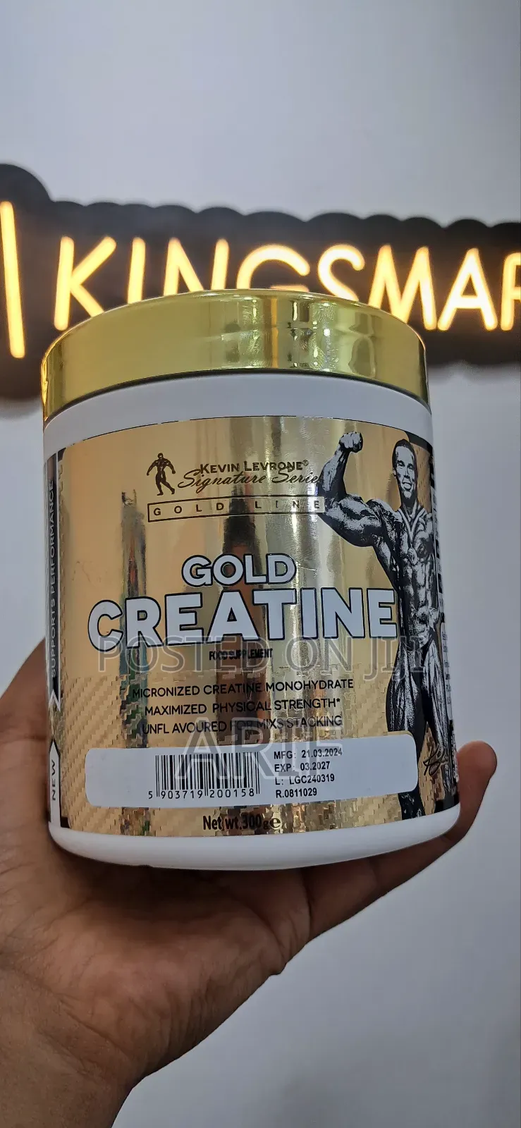 Kevine Levrone Gold Creatine Monohydrate 2month Supply