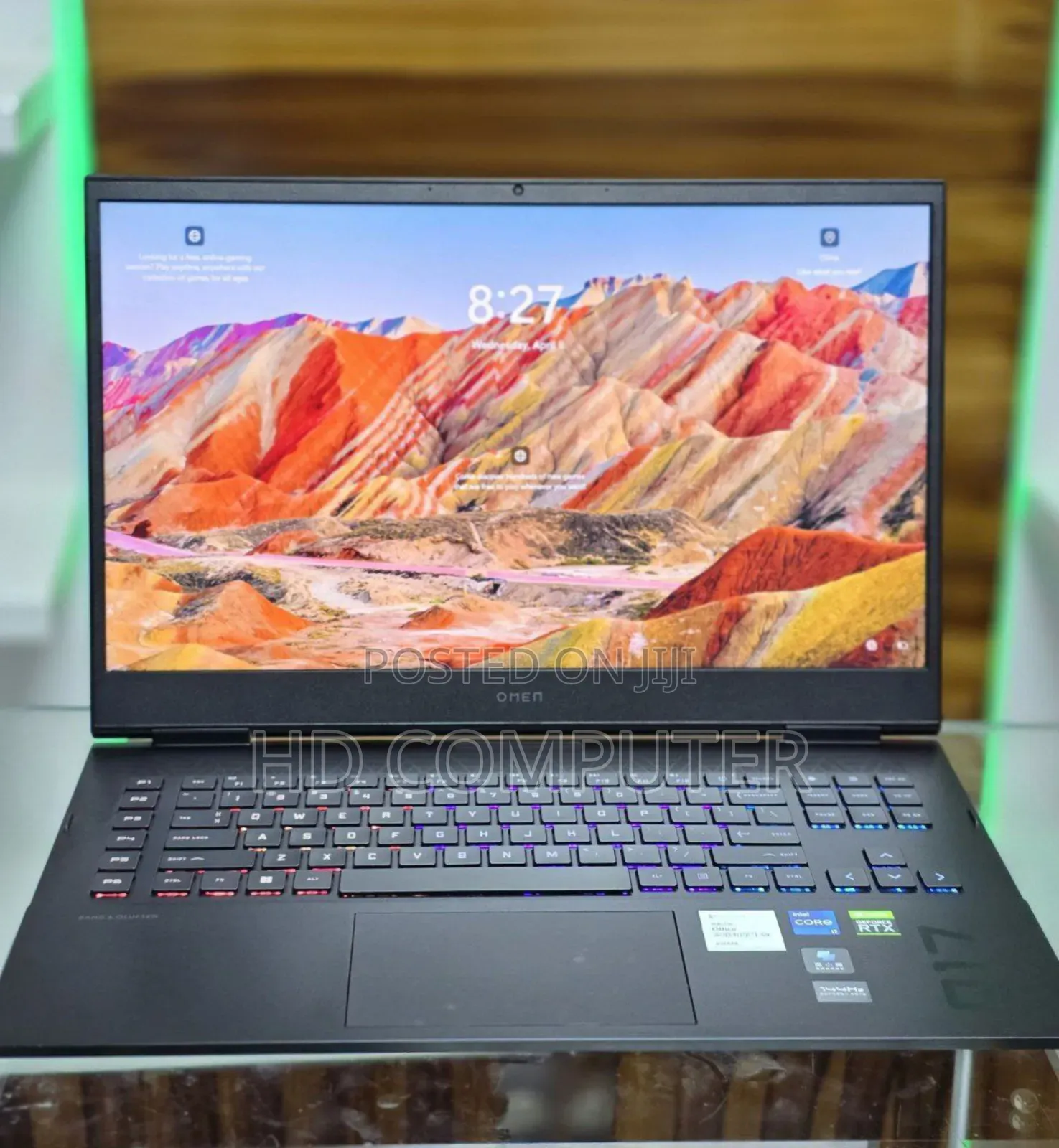 New Laptop HP Omen 17 16GB Intel Core I7 SSD 512GB