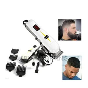 **5-Hour Runtime Hair Trimmer – Stainless Steel Blades**