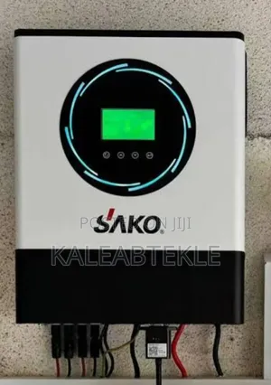 Photo - Solar Panel,Inverter And Battery