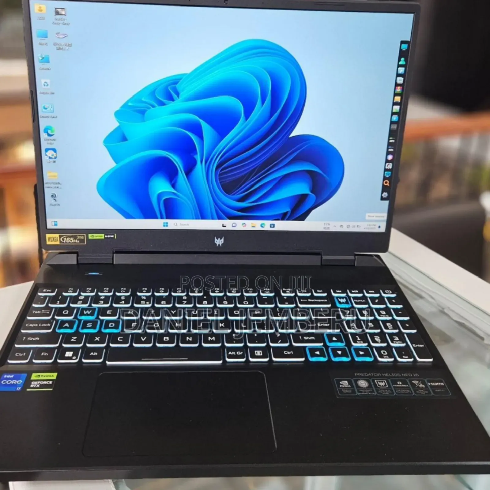 New Laptop Acer Predator Helios Neo 16 16GB Intel Core I7 SSD 1T