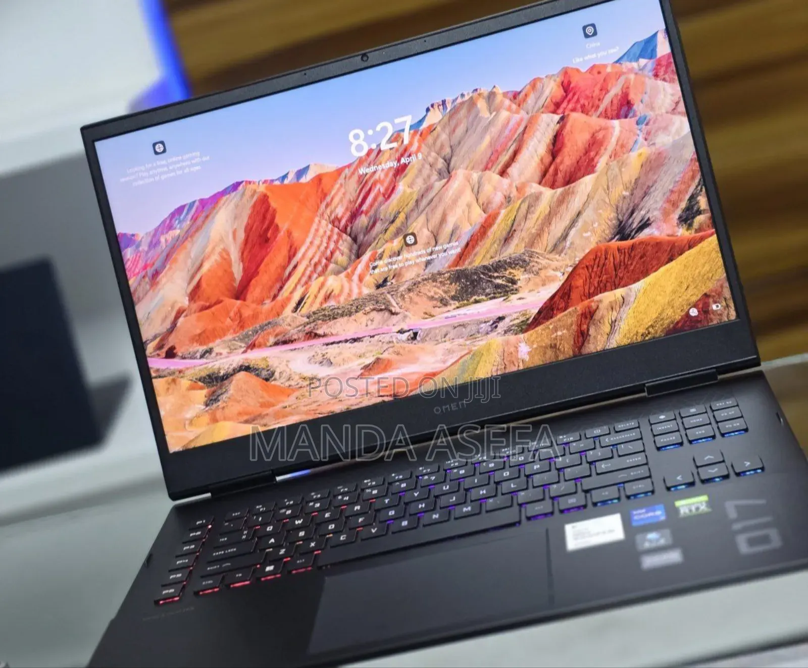 New Laptop HP Omen 17 16GB Intel Core I7 SSD 512GB