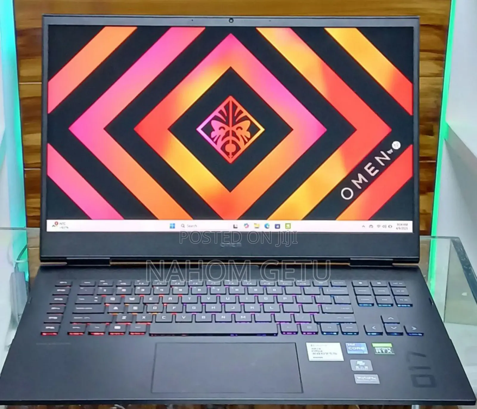 New Laptop HP Omen 17 16GB Intel Core I7 SSD 512GB