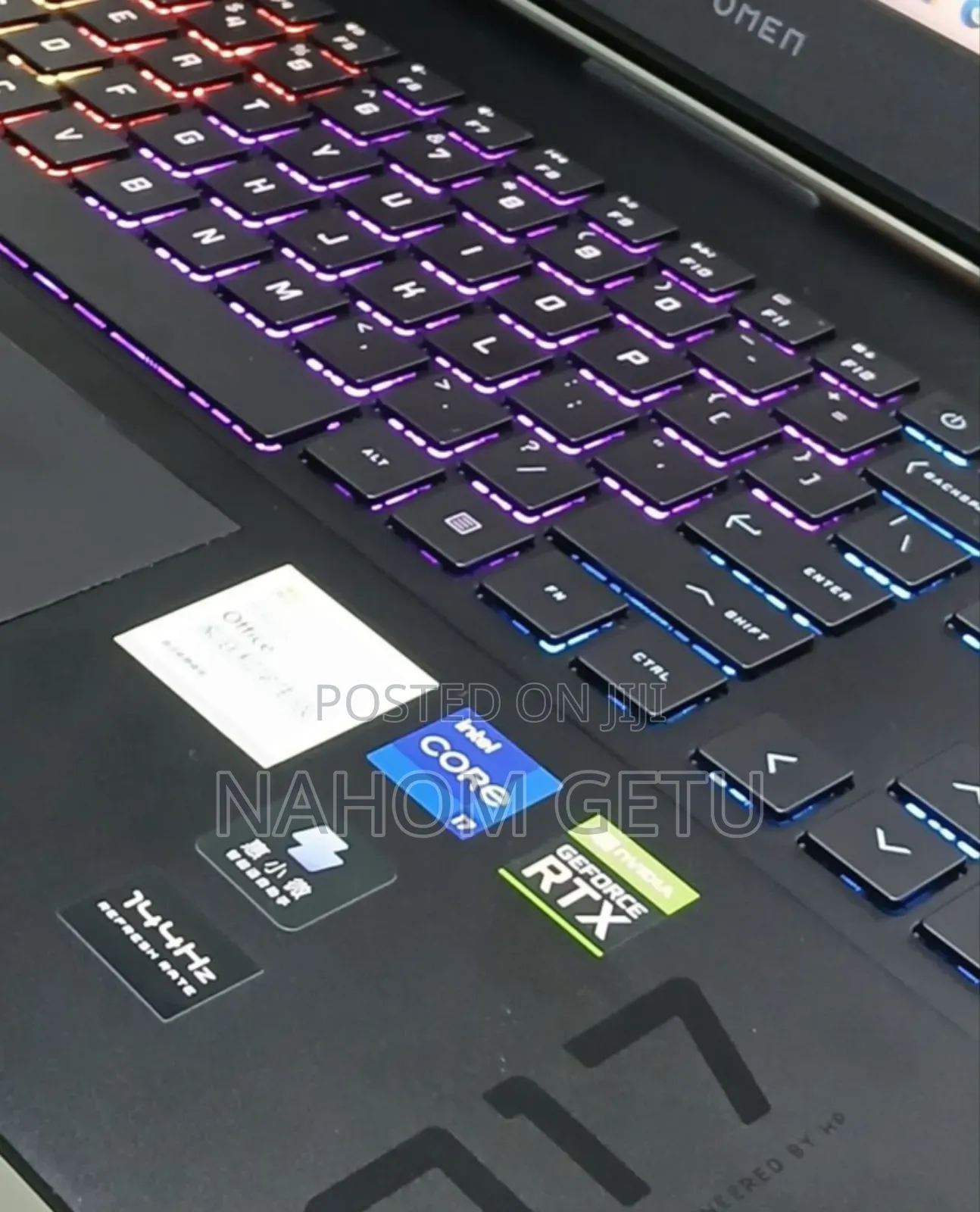 New Laptop HP Omen 17 16GB Intel Core I7 SSD 512GB