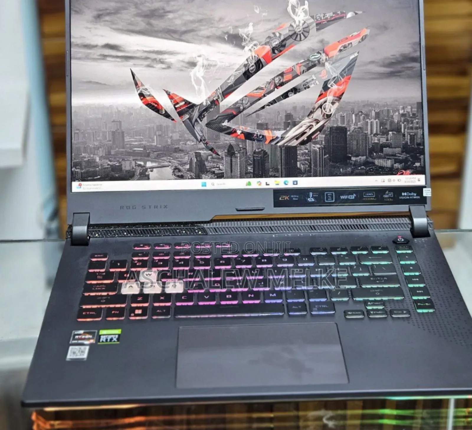 New Laptop Asus ROG Strix G16 G614 16GB AMD Ryzen 9 SSD 512GB