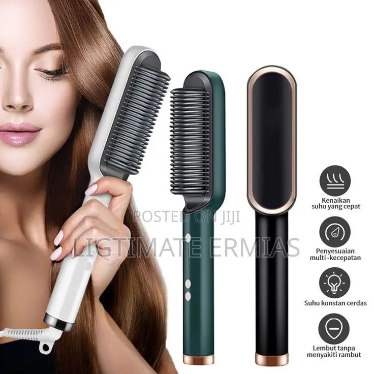 ጸጉርን በማበጠር የሚተኩስ ዘመናዊ ማበጠሪያ