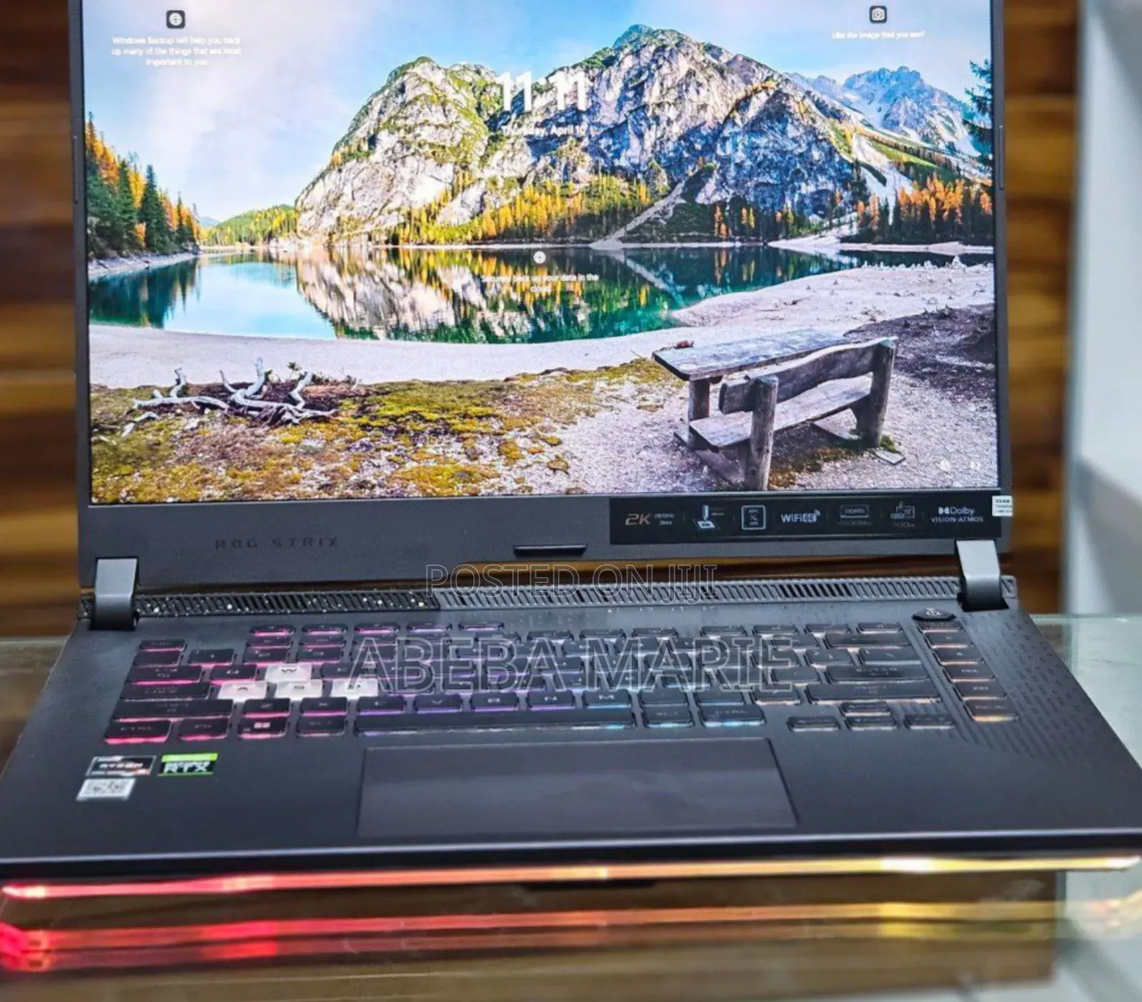New Laptop Asus ROG Strix G15 16GB AMD Ryzen 9 SSD 512GB