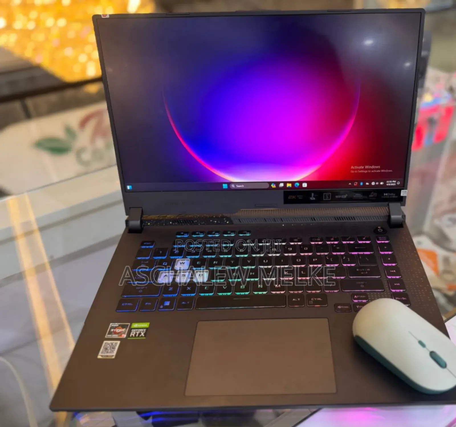 New Laptop Asus ROG Strix G16 G614 16GB AMD Ryzen 9 SSD 512GB