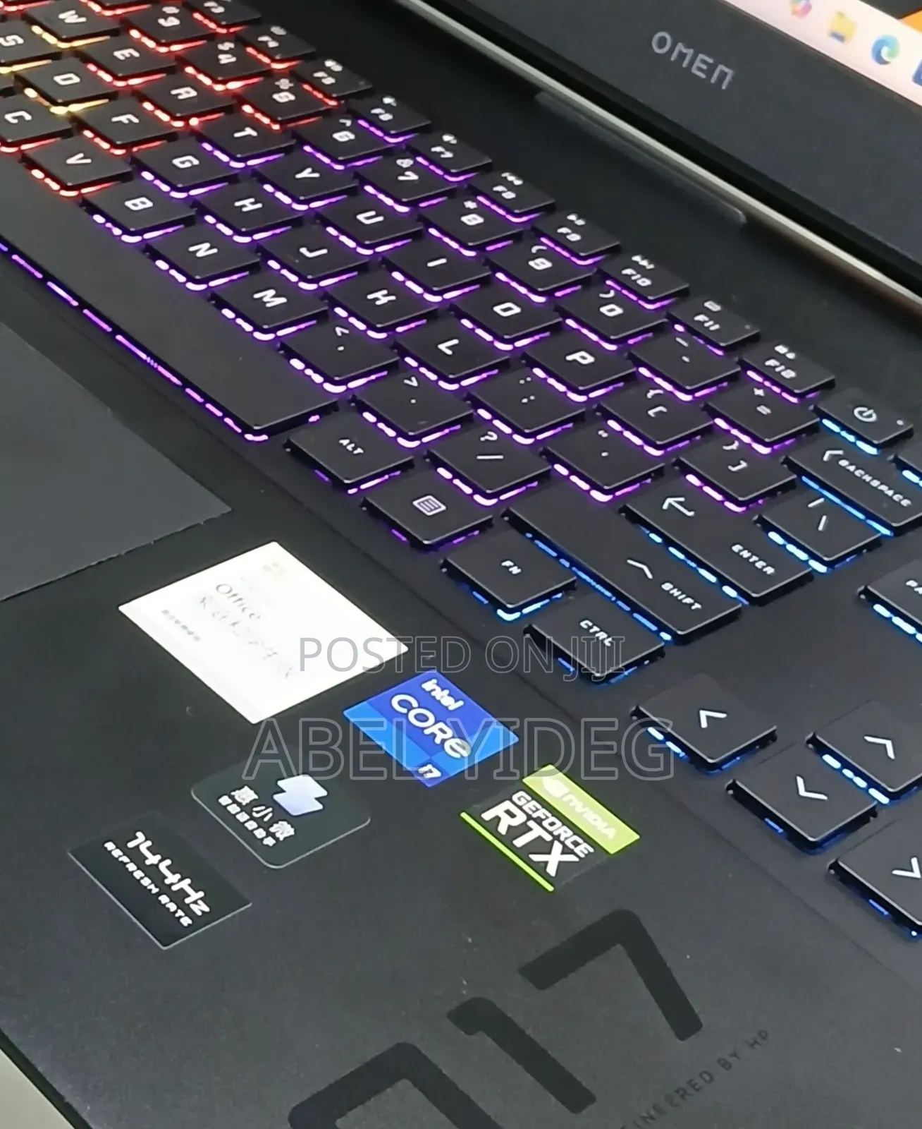 New Laptop HP Omen 17 16GB Intel Core I7 SSD 1T