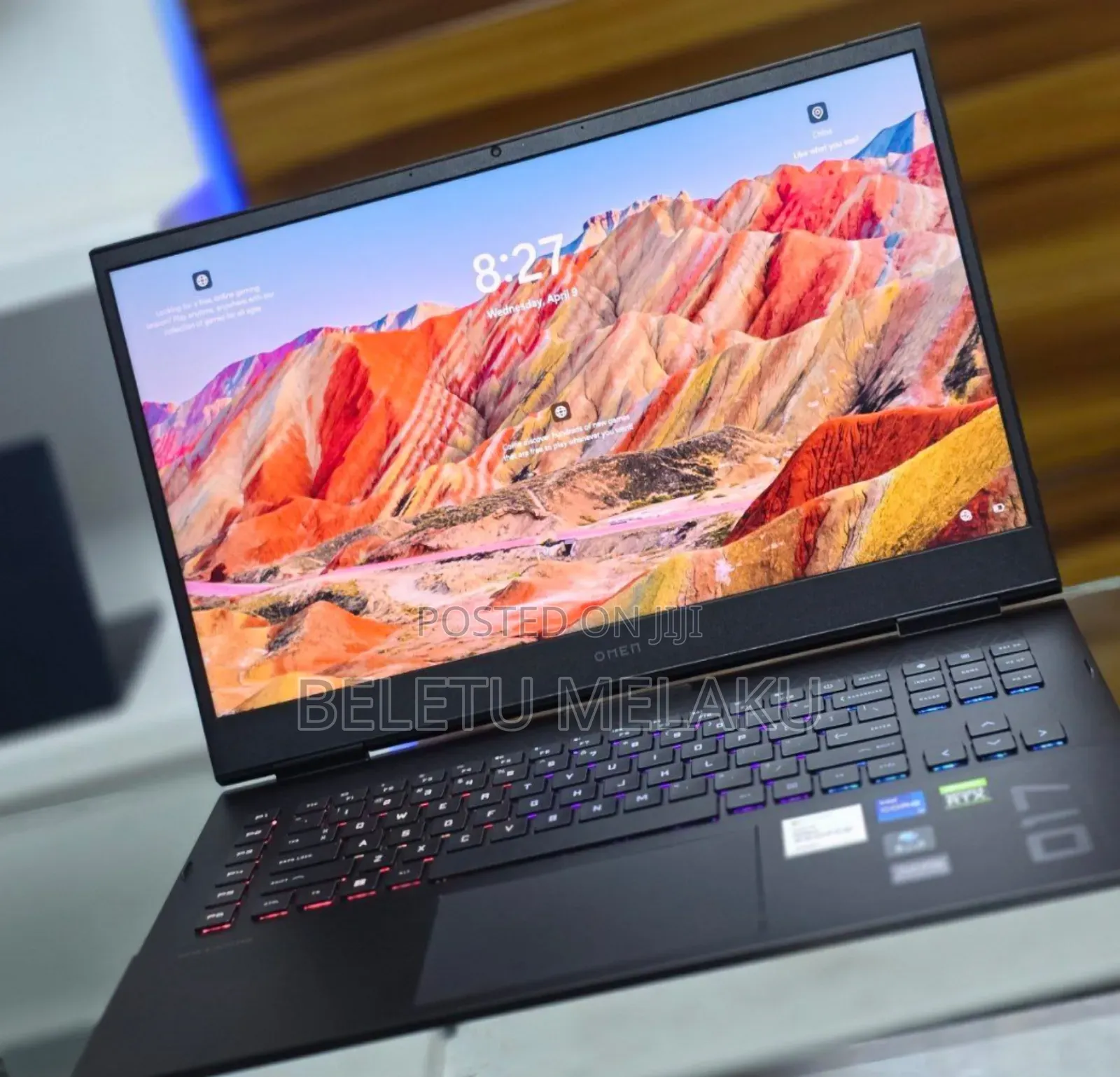 New Laptop HP Omen 17 16GB Intel Core I7 SSD 512GB