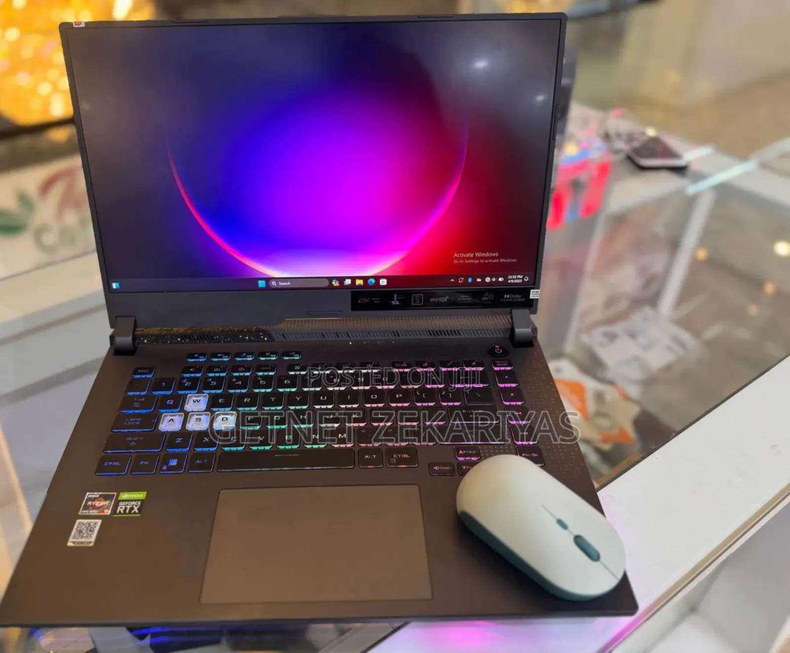 New Laptop Asus ROG Strix G15 16GB AMD Ryzen 9 SSD 512GB