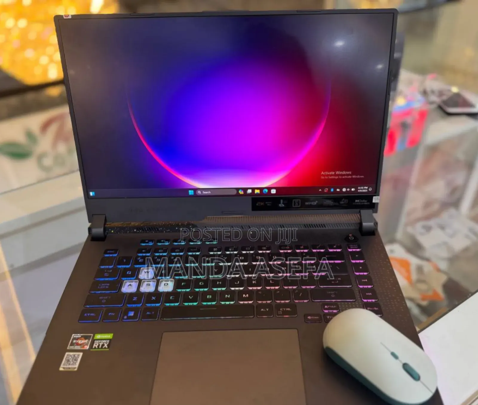 New Laptop Asus ROG Strix G16 G614 16GB AMD Ryzen 9 SSD 512GB