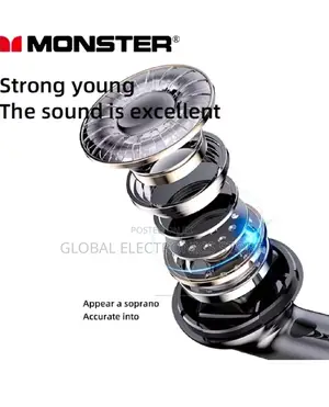 Original Monster Airmars Earbuds With Noise Reduction