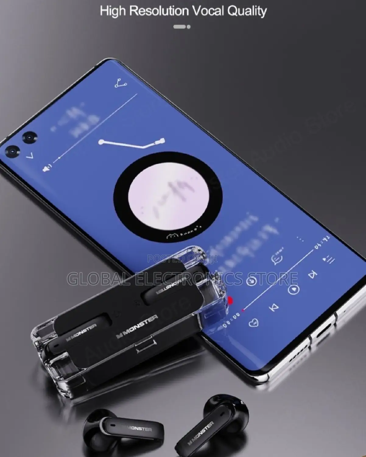 Original Monster Airmars Earbuds With Noise Reduction