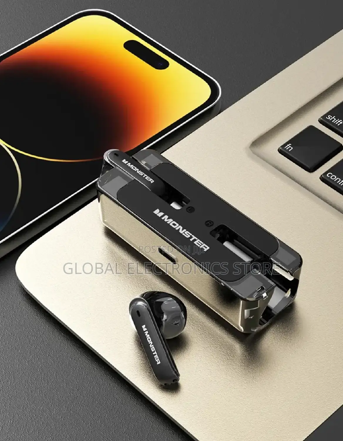 Original Monster Airmars Earbuds With Noise Reduction