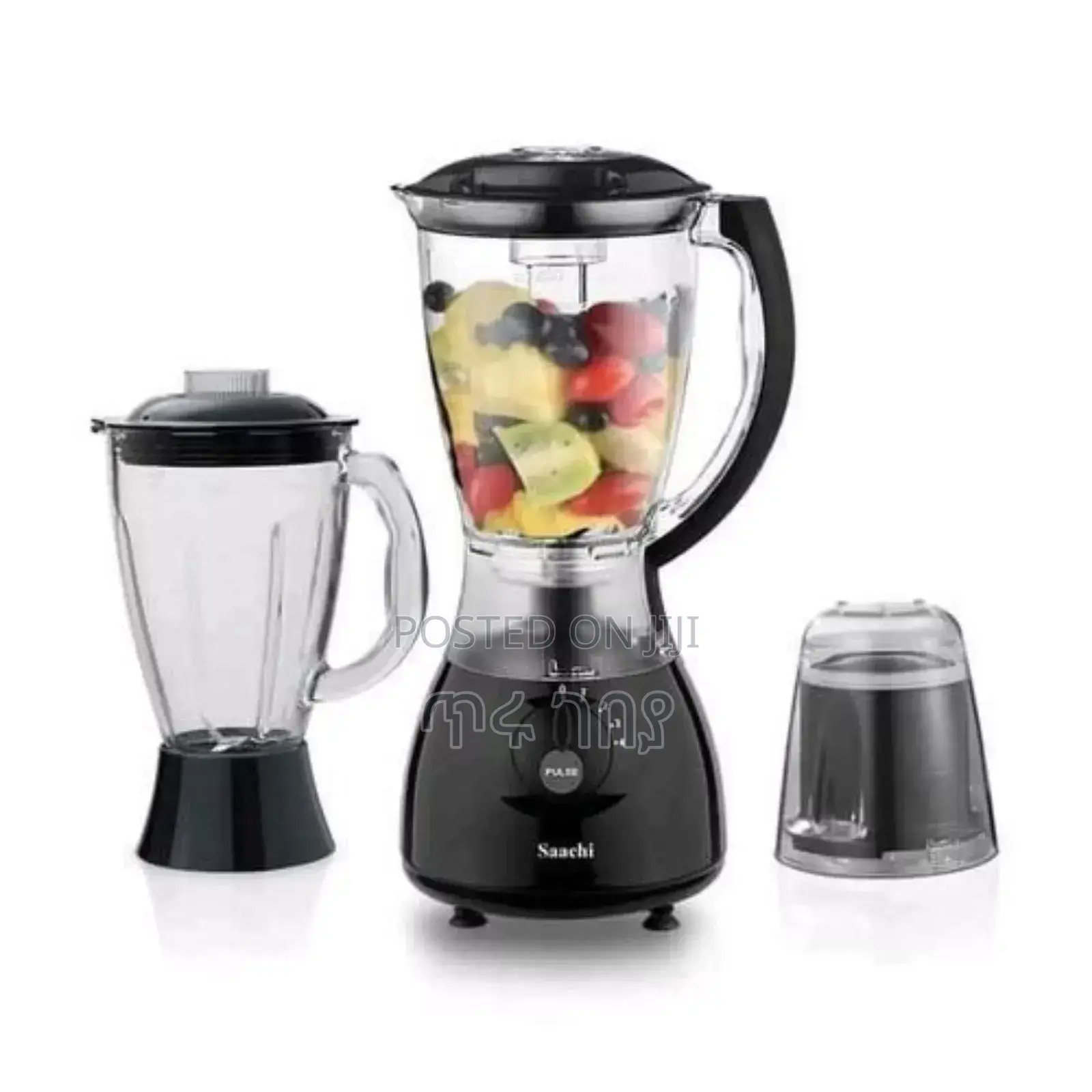 Saachi 3 in 1 Blender / Grinder. የጁስ, የቡና, የቅመም መፍጫ