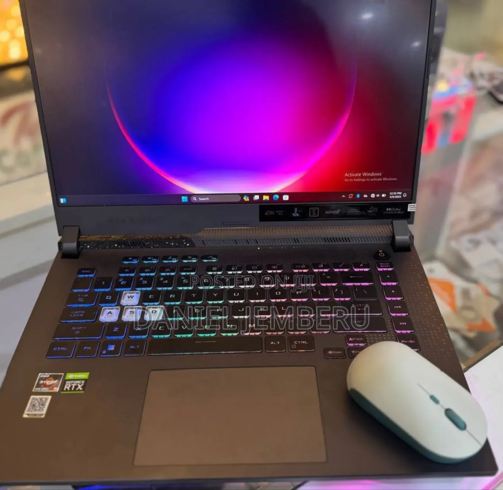 New Laptop Asus ROG Strix G15 16GB AMD Ryzen 9 SSD 512GB
